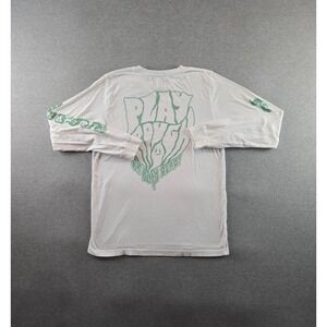 Vardagen T-Shirt Mens L White Ghost Play Rough Or Play Dead Long Sleeve Skater